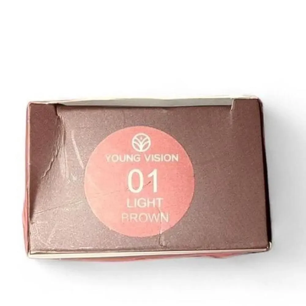 Young Vision Eyebrow Eye Brows Powder & Stencil Set Beauty Makeup Shaping